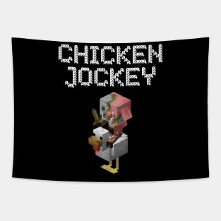 chicken jockey minecraft Tapestry