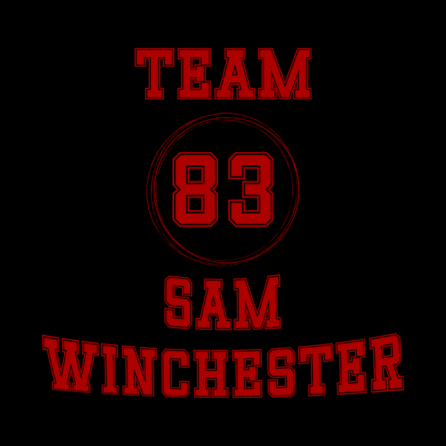 Team Sam Winchester Varsity by kaseysdesigns