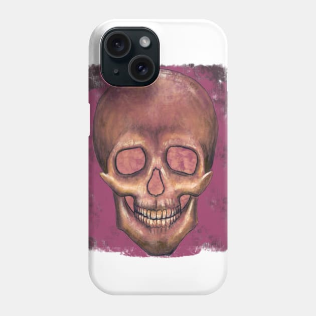 Grunge skull Phone Case by Noya_Bur