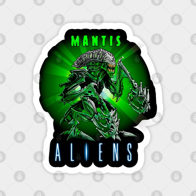 Mantis Alien Magnet by Ale_jediknigth