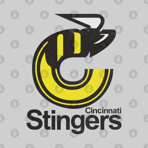 Retro Cincinnati Stingers Hockey 1977 by LocalZonly