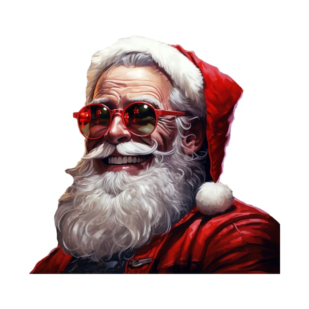 Santa claus with glasses by PitubeArt