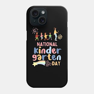 National Kindergarten Day 2024 Teacher Kids Boys Girls Phone Case