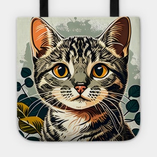 Vintage Cat Cat Retro Tote