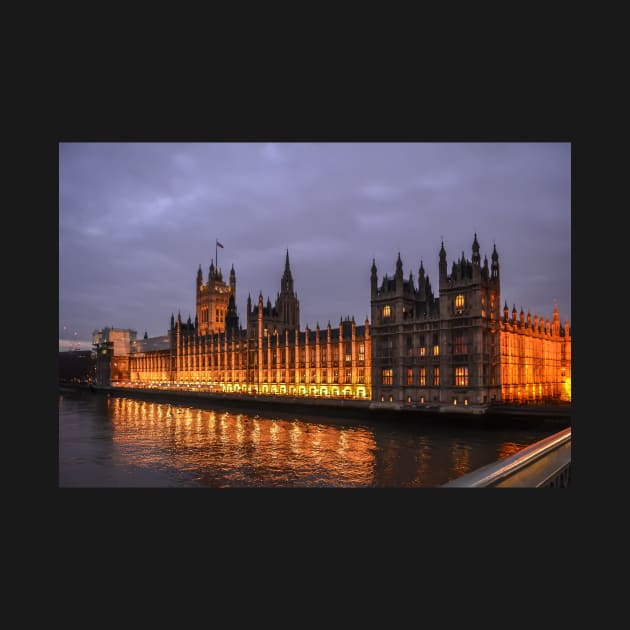 Palace of Westminster at night by lena-maximova