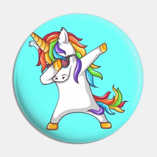 Dabbing Unicorn Pin