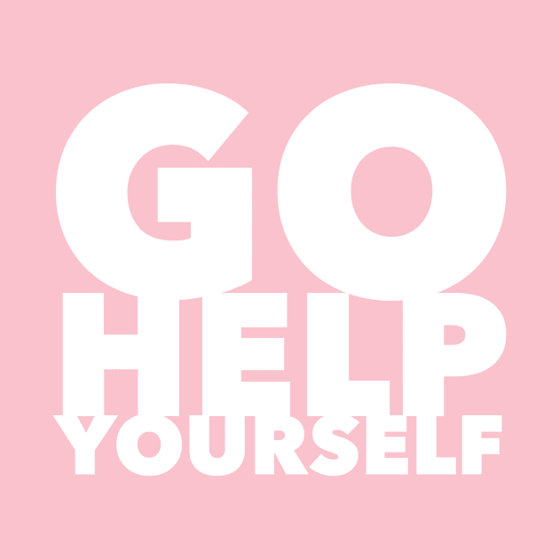 GHY Logo - WHITE by Go Help Yourself Podcast