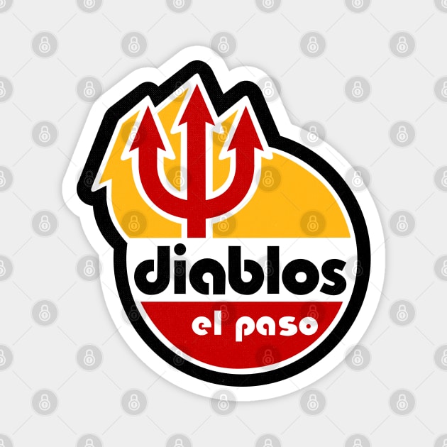 Defunct El Paso Diablos Baseball 1985 Magnet by LocalZonly