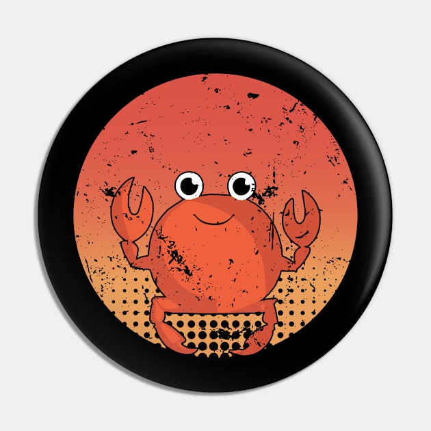 Funny Crab excitement birthday cool celebrate Pin by greatnessprint