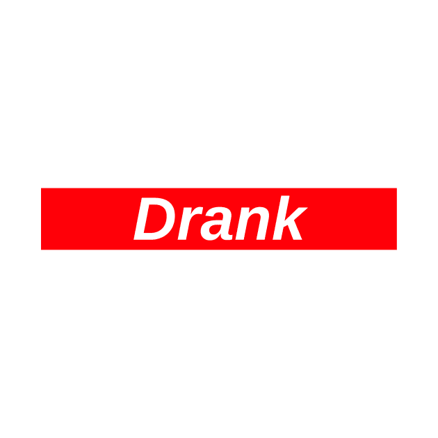 Drank // Red Box Logo by FlexxxApparel