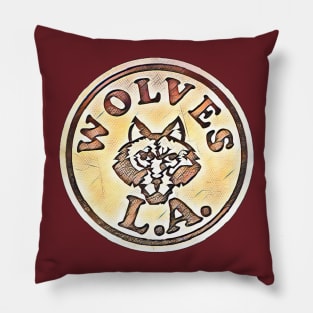 Los Angeles Wolves Soccer Pillow