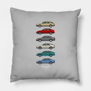 Saab 9000 classic car collection Pillow