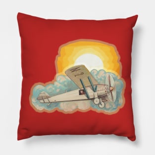 Vintage plane Pillow