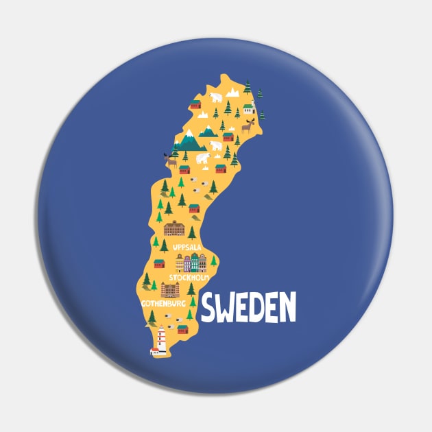 Sweden Pin by JunkyDotCom