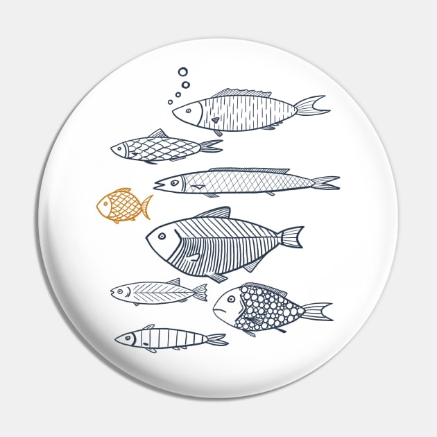 Fish Pin by Das Brooklyn