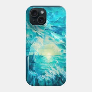 Soul of the Stone: Aquamarine. Breathe freely Phone Case