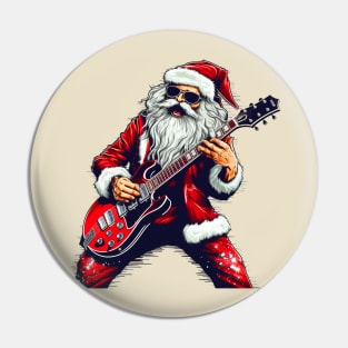 Guitar Santa Pin