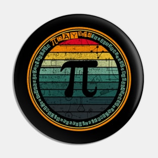 Vintage PI Day Math 3.14 Number PI Lover Pin