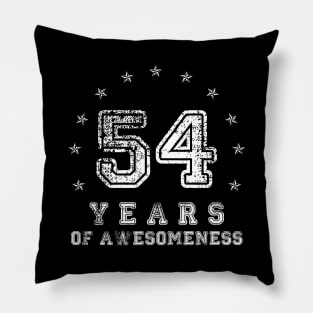 Vintage 54 years of awesomeness Pillow