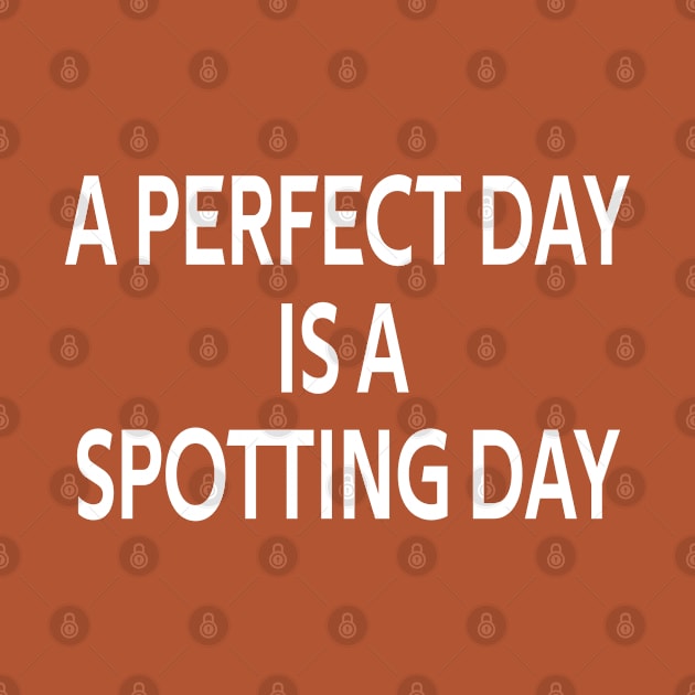 A Perfect Day is a Spotting Day | Gift by ProPlaneSpotter