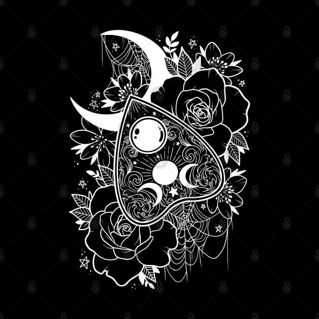 Spirits in the Dark Planchette Design by Lorna Laine by Lorna Laine