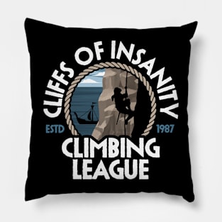 Cliffs of Insanity Climbing League Pillow