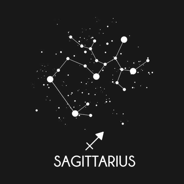 Sagittarius Constellation Zodiac Symbol by Wolfek246