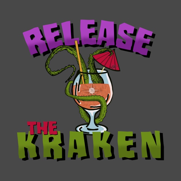 Release the Kraken by EnchantedTikiTees