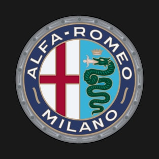 Alfa Romeo Milano Vintage logo T-Shirt