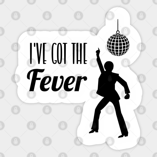 Disco Fever' Sticker