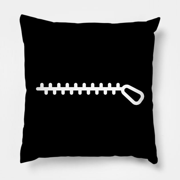 zipper Pillow by OUSTKHAOS