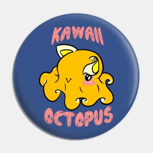 Kawaii Octopus Pin