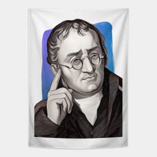 English Chemist John Dalton illustration Tapestry