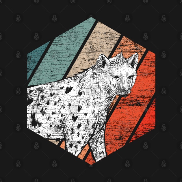 Hyena Safari Retro Animal Hyenas by ShirtsShirtsndmoreShirts