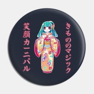 Kimono style girl Pin