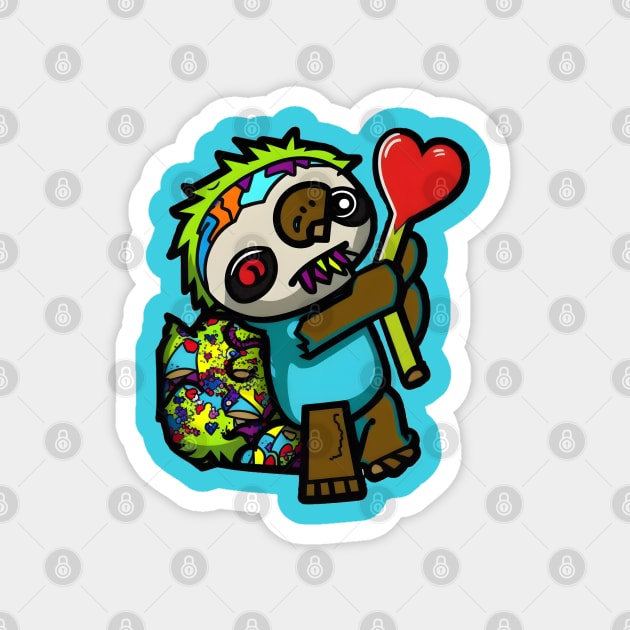 Sloth Lover Magnet by Xtian Dela ✅