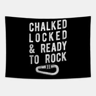 Rock Climbing Mountain Sport Climber Tapestry