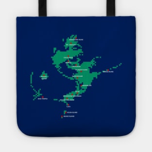 Pixelated Final Fantasy 10 World Map Tote