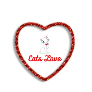 Cat love T-Shirt