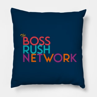 Boss Rush Network Logo (Asian and Pacific Islander Heritage) Pillow