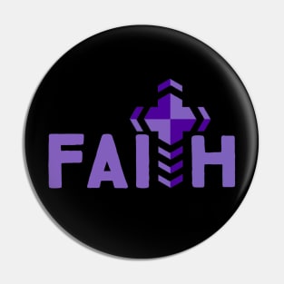 Faith Christian Jesus Cross Pin