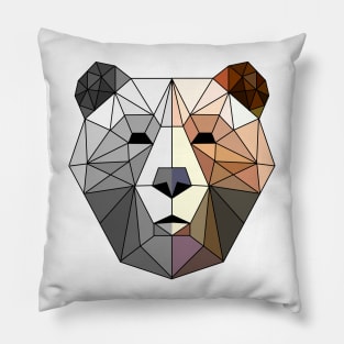 Polygon Bear Pillow