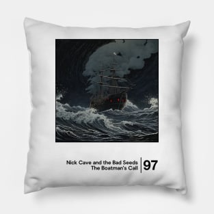 Nick Cave / Minimal Graphic Design Tribute Pillow