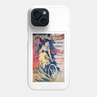 Affiche Bicyclette A Dutheil Phone Case