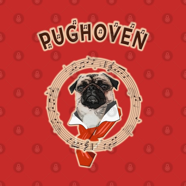 PUG HOVEN, the Pug Dog musican by aastal72