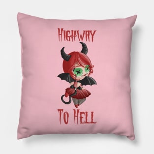 Devil Girl Pillow