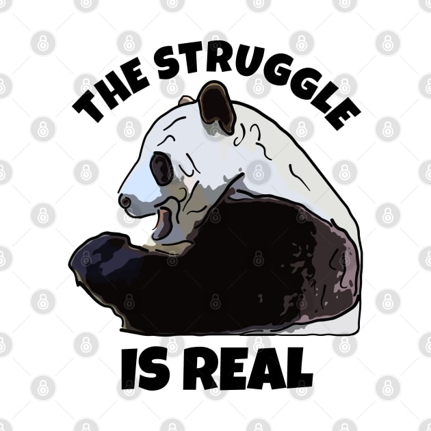 Panda the Struggle is Real by ardp13