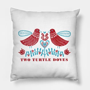 Two turtle doves Pillow