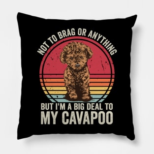 Funny Cavapoo Quote Cute Cavapoo Saying Pillow