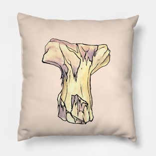 Dramabite Zombie T Letter Initial Typography Text Character Statement Pillow